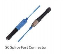 青緑のセリウムROHS QuickFiberの視覚のコネクターSCの速いコネクター繊維装置